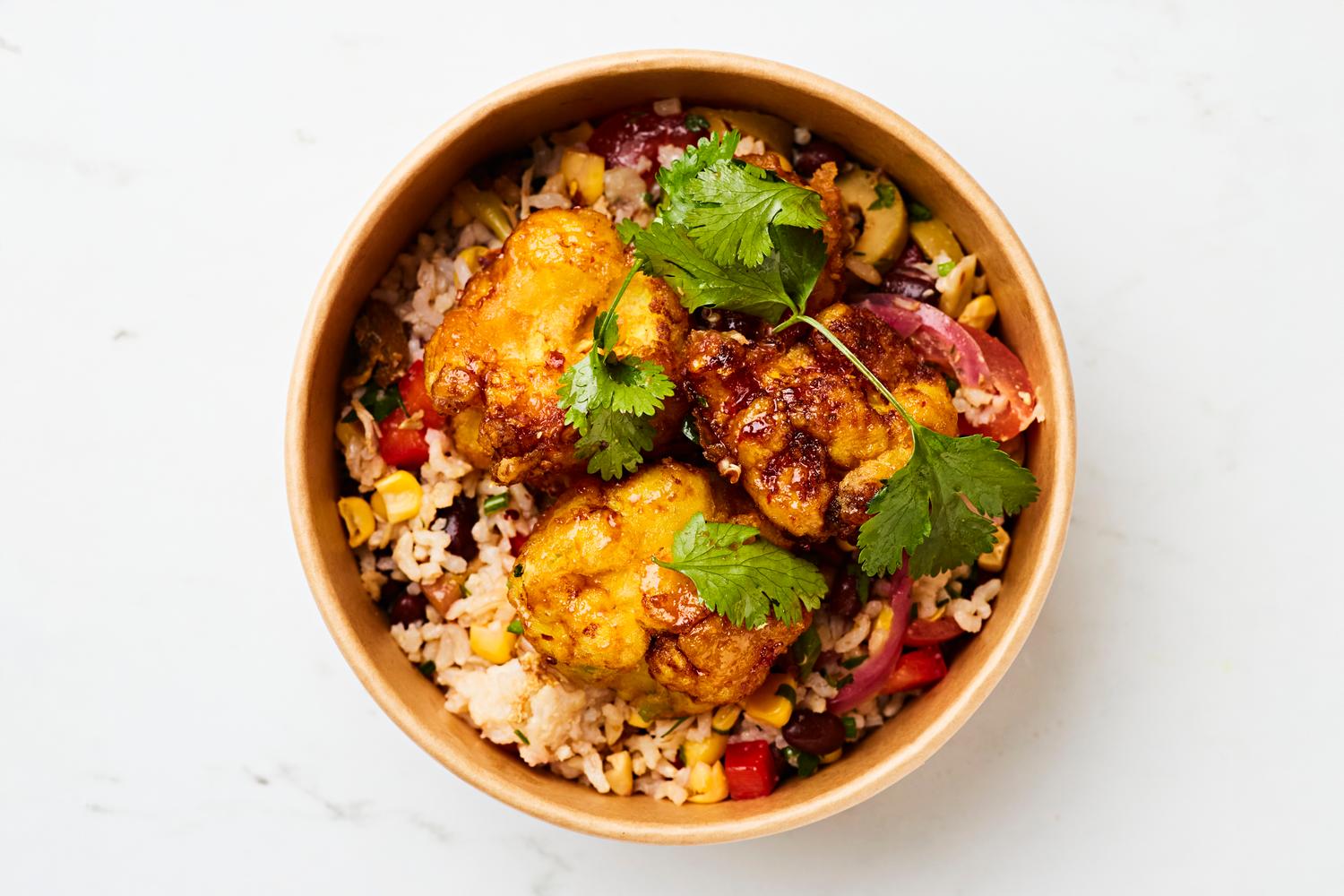 Bang Bang Cauliflower Salad (choice of salad)