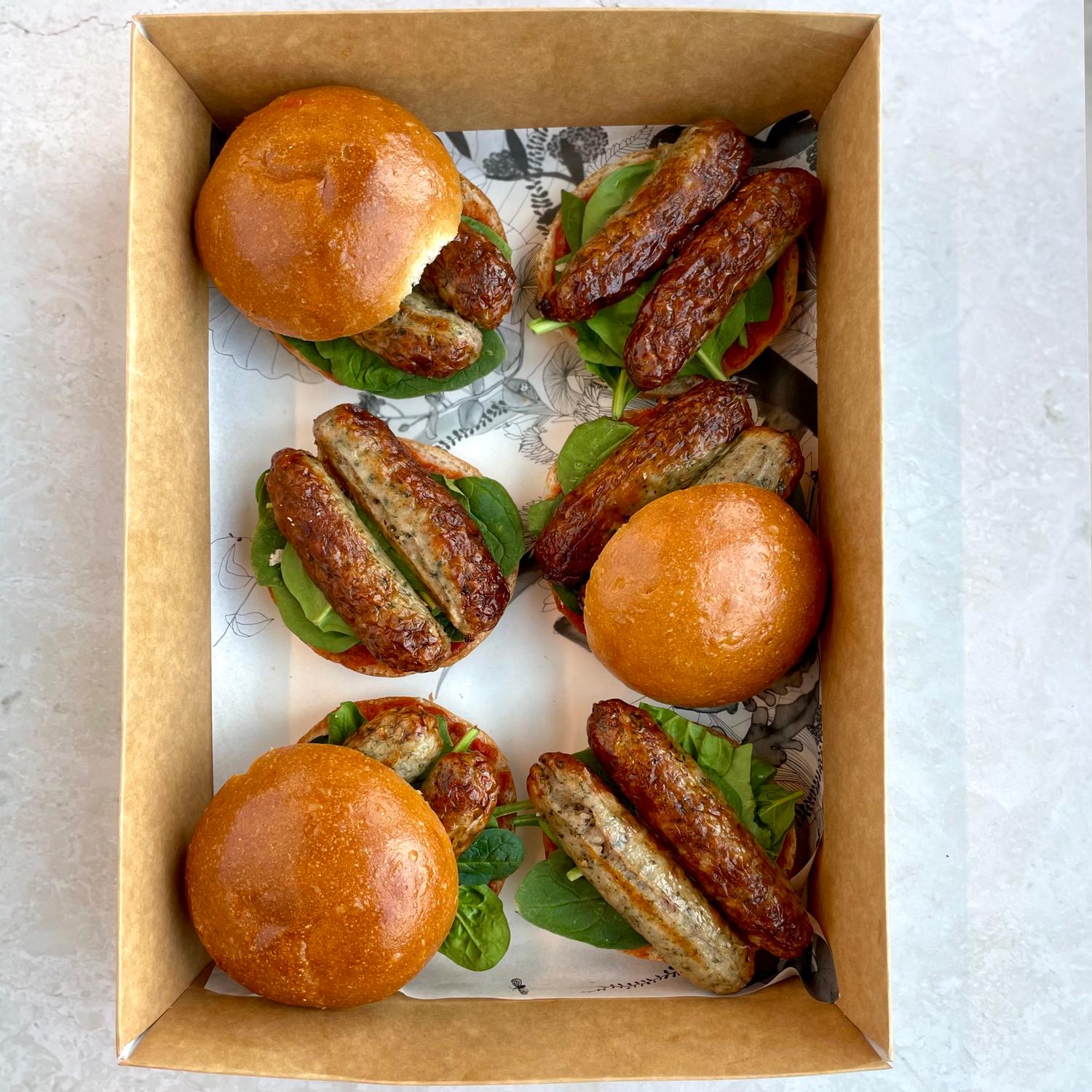 6 Sausage Baps