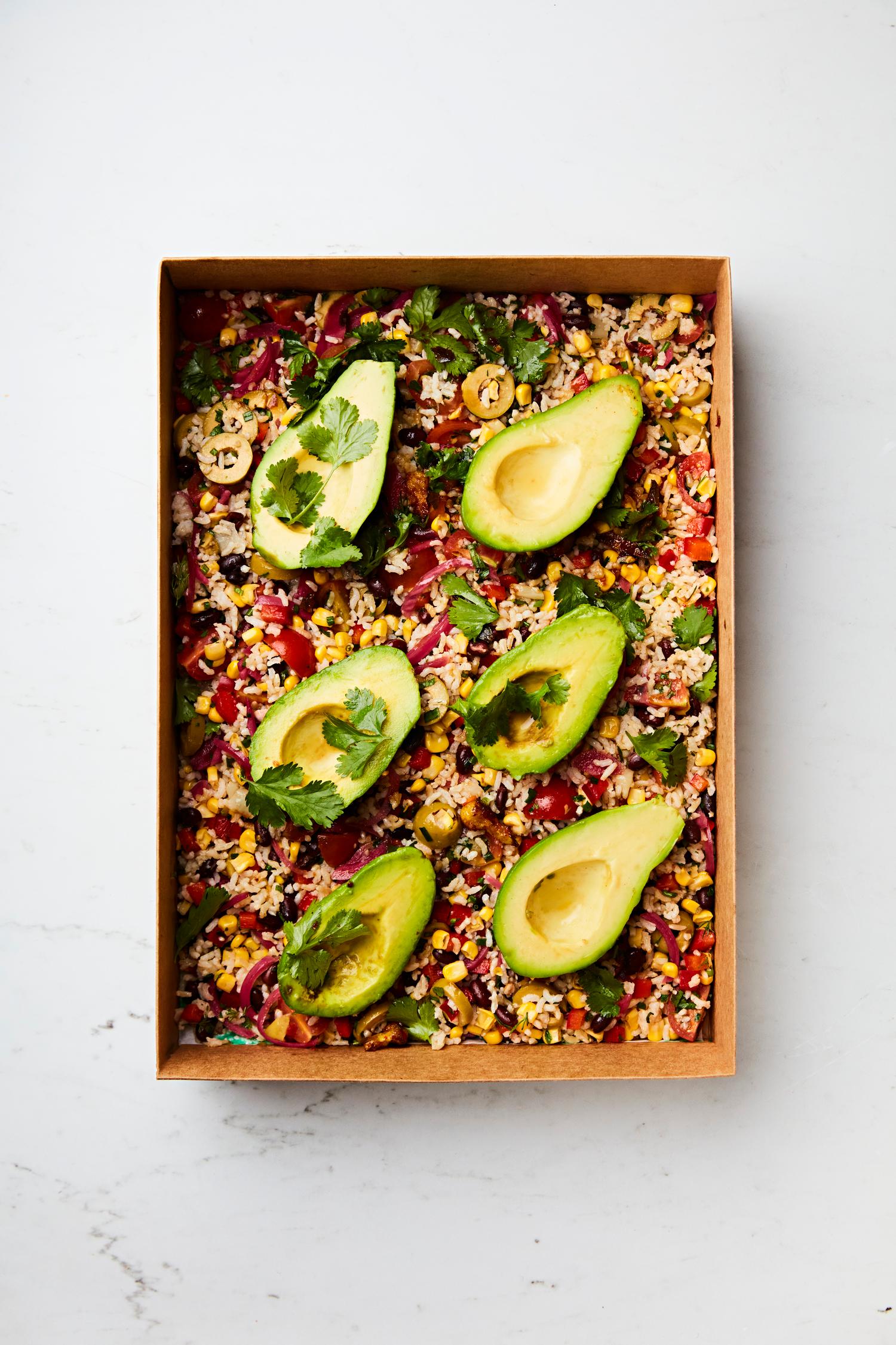 Avocado Halves with Salad (choice of salad)