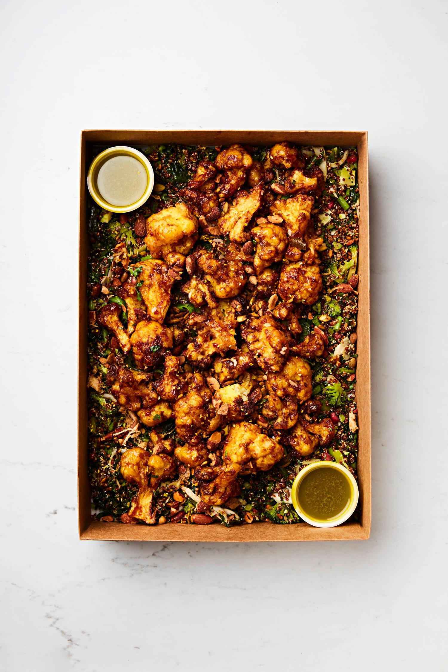 Bang Bang Cauliflower & Salad (choice of salad)