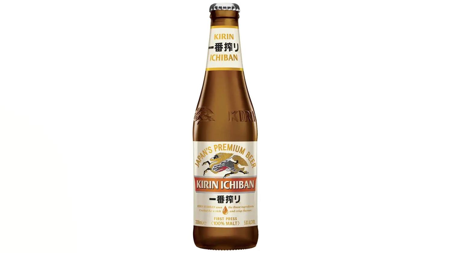 Kirin Ichiban 5% 330ml Bottle 24 Pack