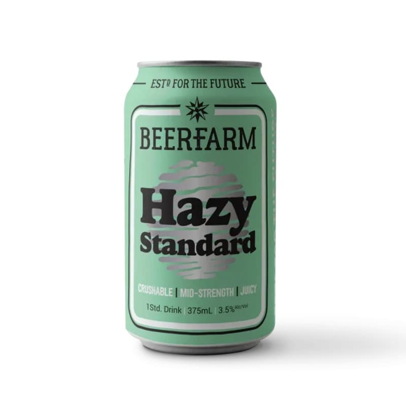 Beerfarm Hazy Standard 3.5% 375ml Can 16 Pack