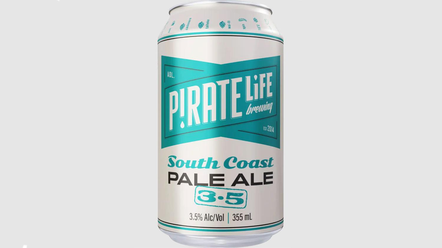 Pirate Life South Coast Pale Ale Can 3.5% 16 Pack
