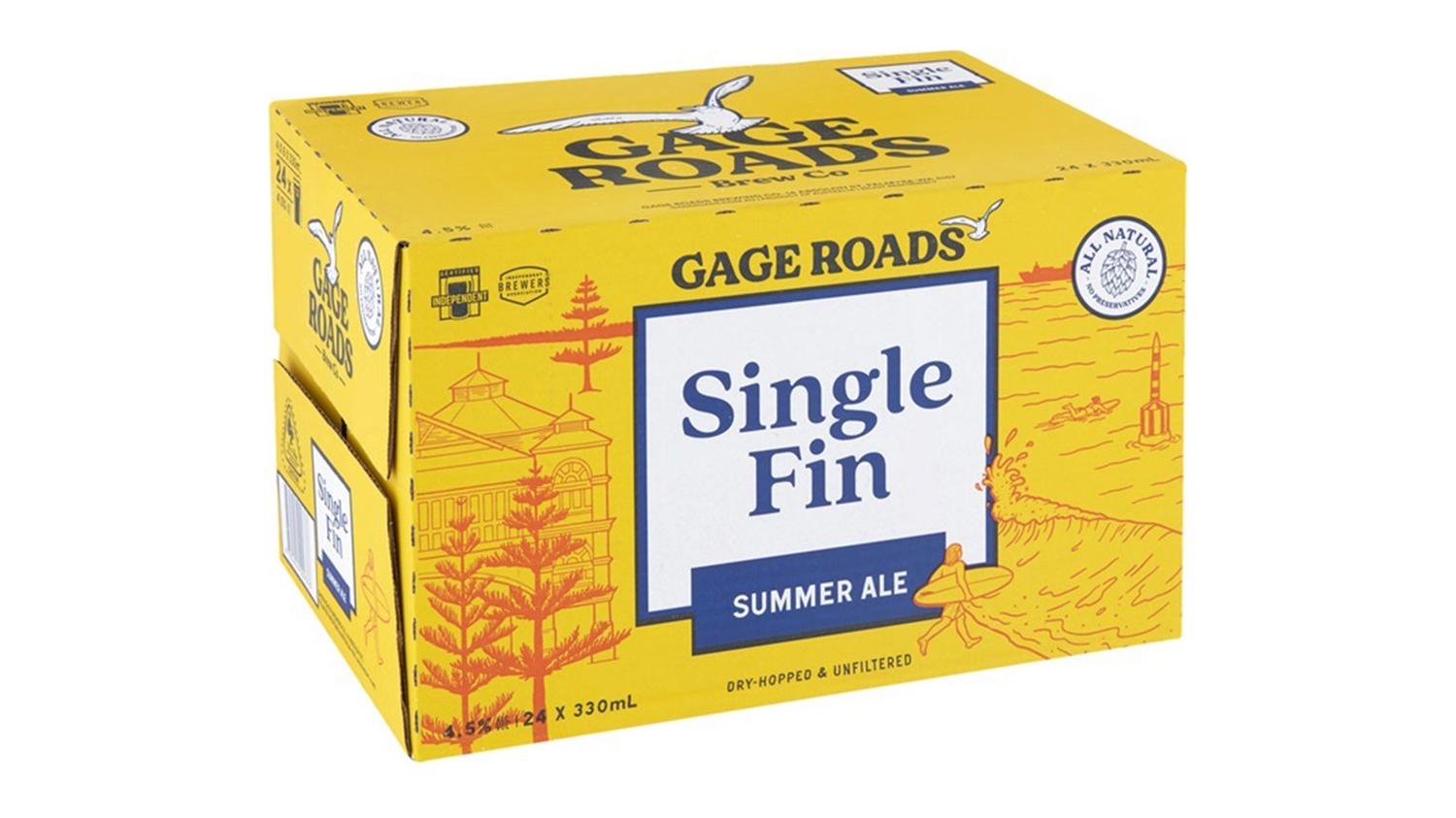 Gage Roads Single Fin Summer Ale 4.5% 330ml 24Pack