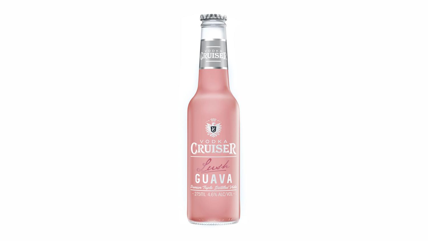 Vodka Cruisers Lush Guava 275ML Bottle 4 Pack