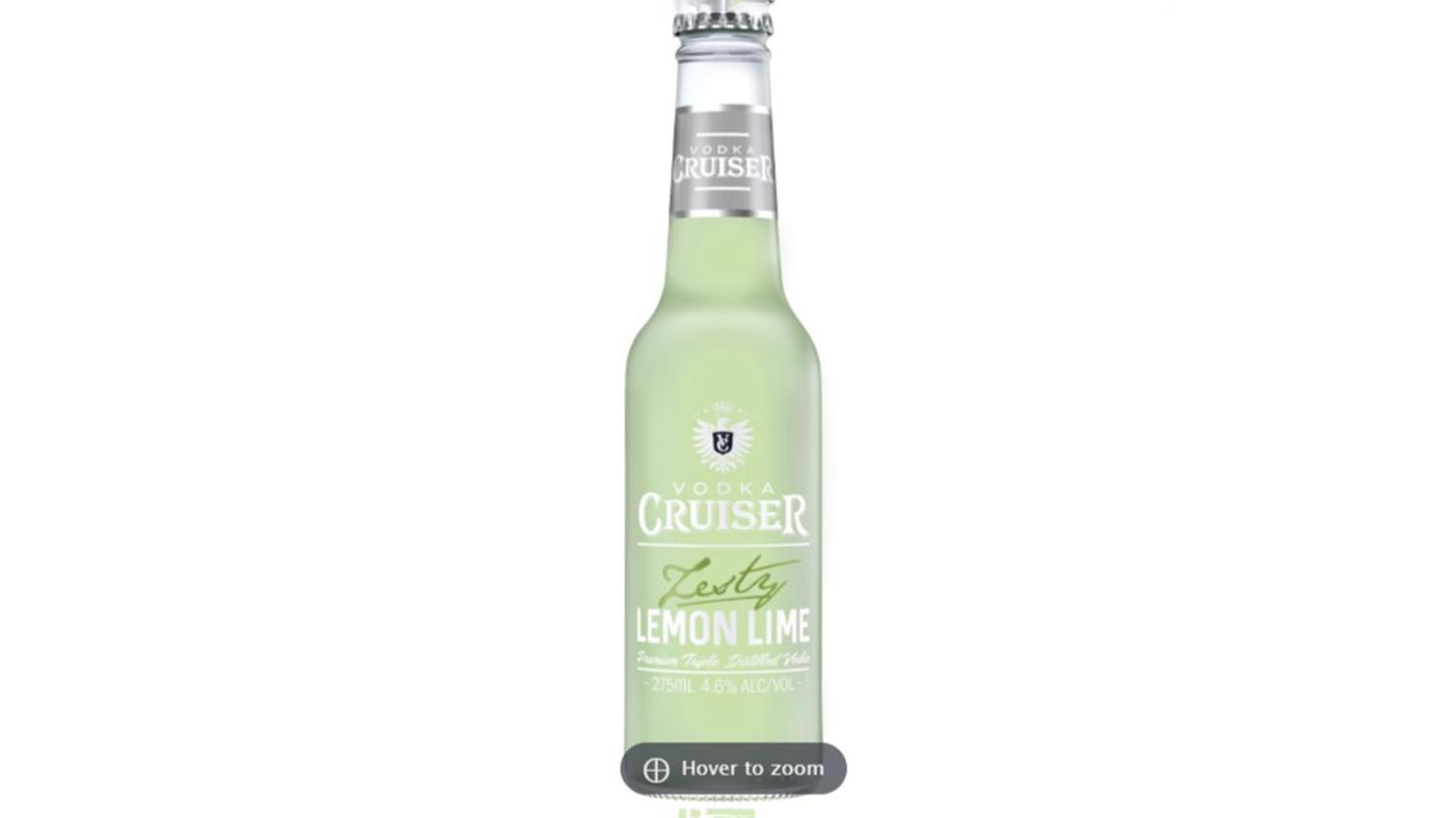 Vodka Cruisers Zesty Lemon & Lime 275ML 4 Pack