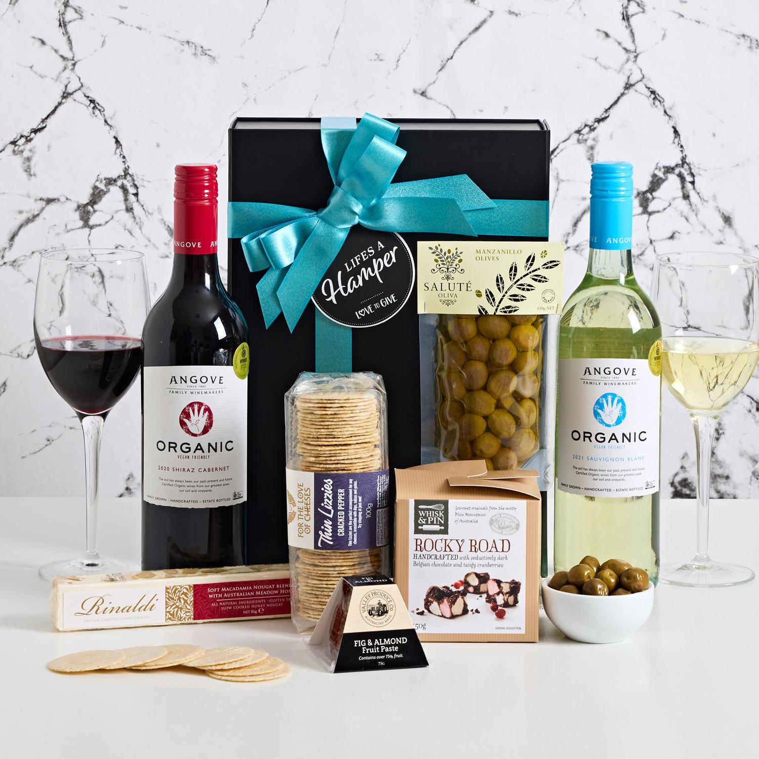 Organic Red and White Wine Hamper