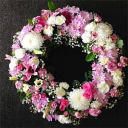69637 Flower  Wreath