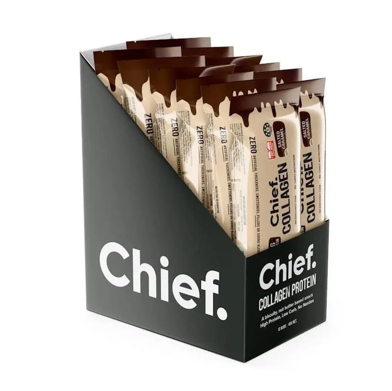 Collagen Bar Choc Salted Caramel 12pc Box