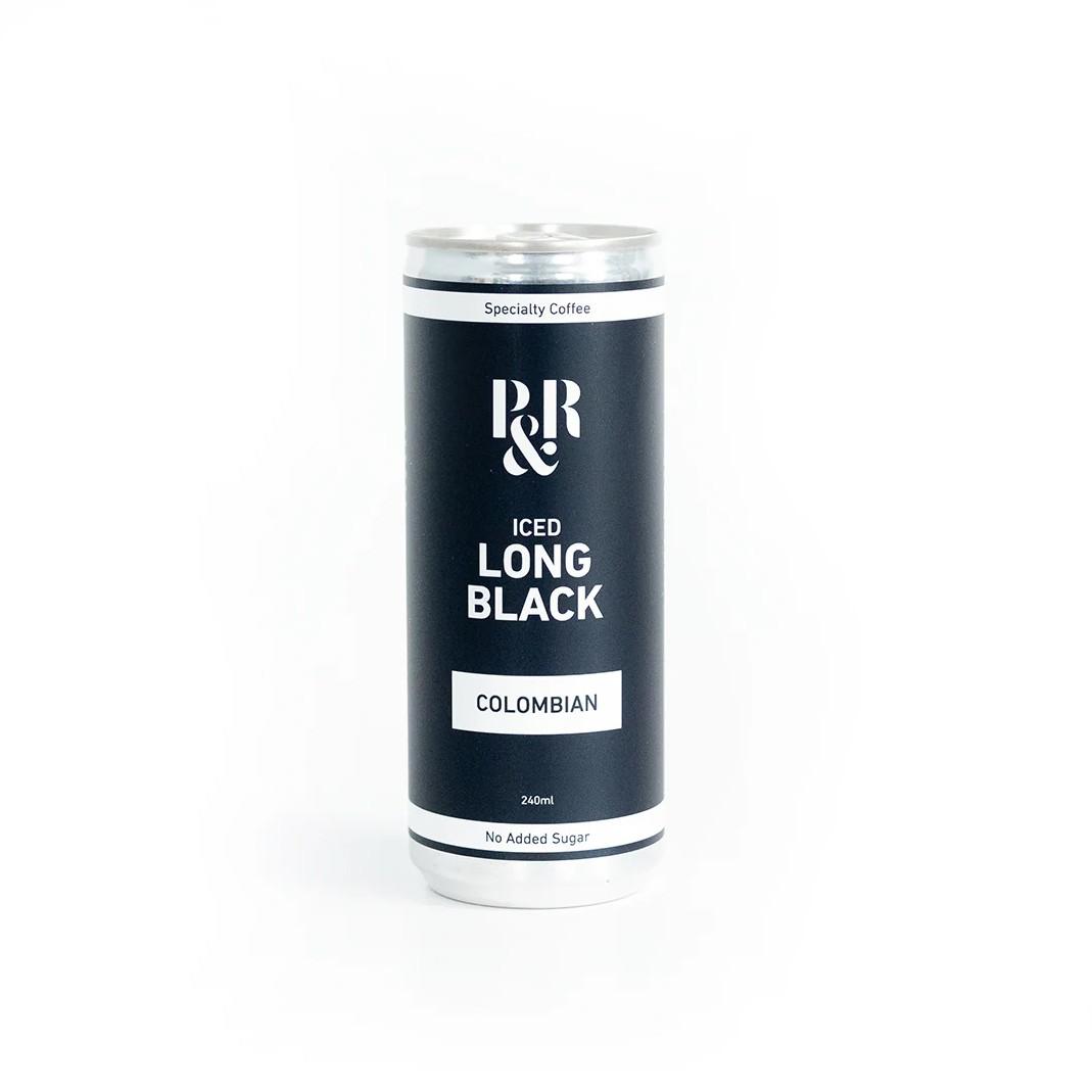 P&R Iced Long Black Cans 240ml 12pk
