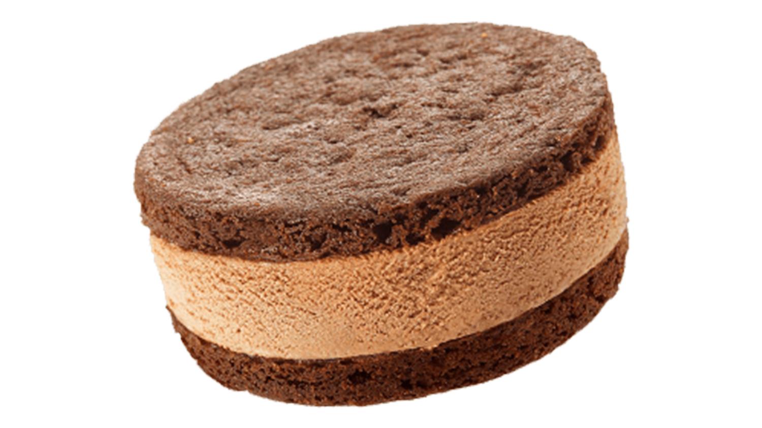 Double Chocolate Ice Cream Sandwich
