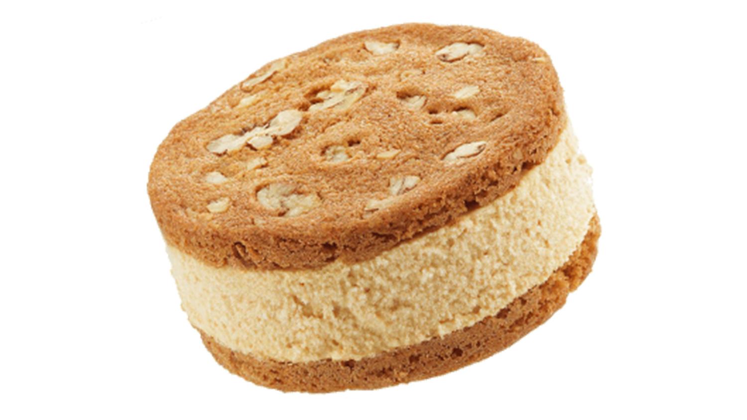 Caramel Pecan Ice Cream Sandwich