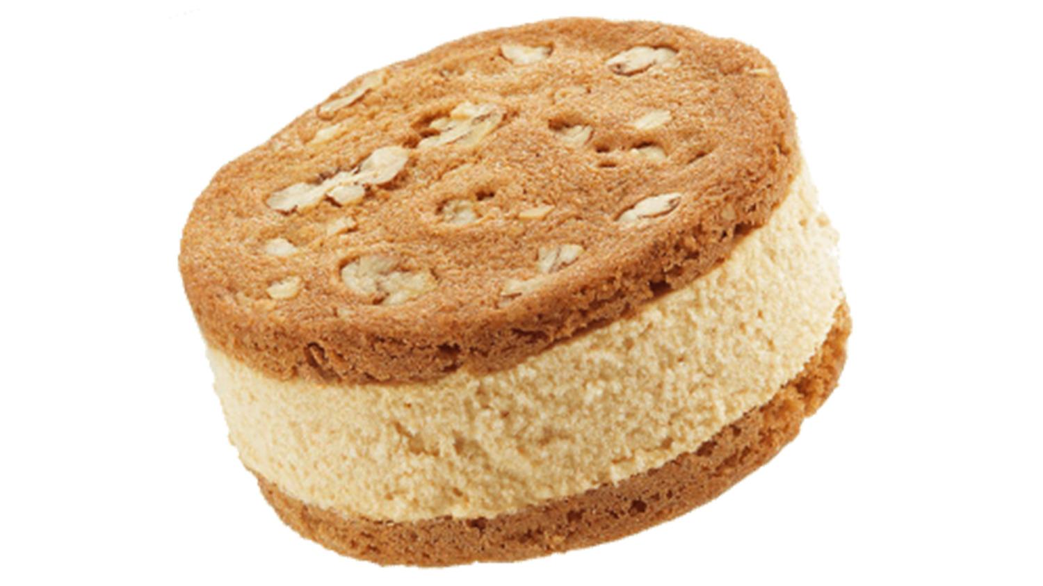 Oat Milk Caramel Pecan Ice Cream Sandwich