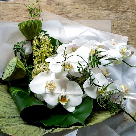 Botanical Orchid Bouquet - Large