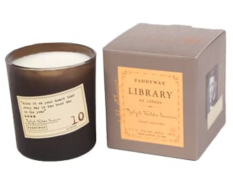 Paddywax Library: Cedar&Wild Fern (R. W. Emerson)