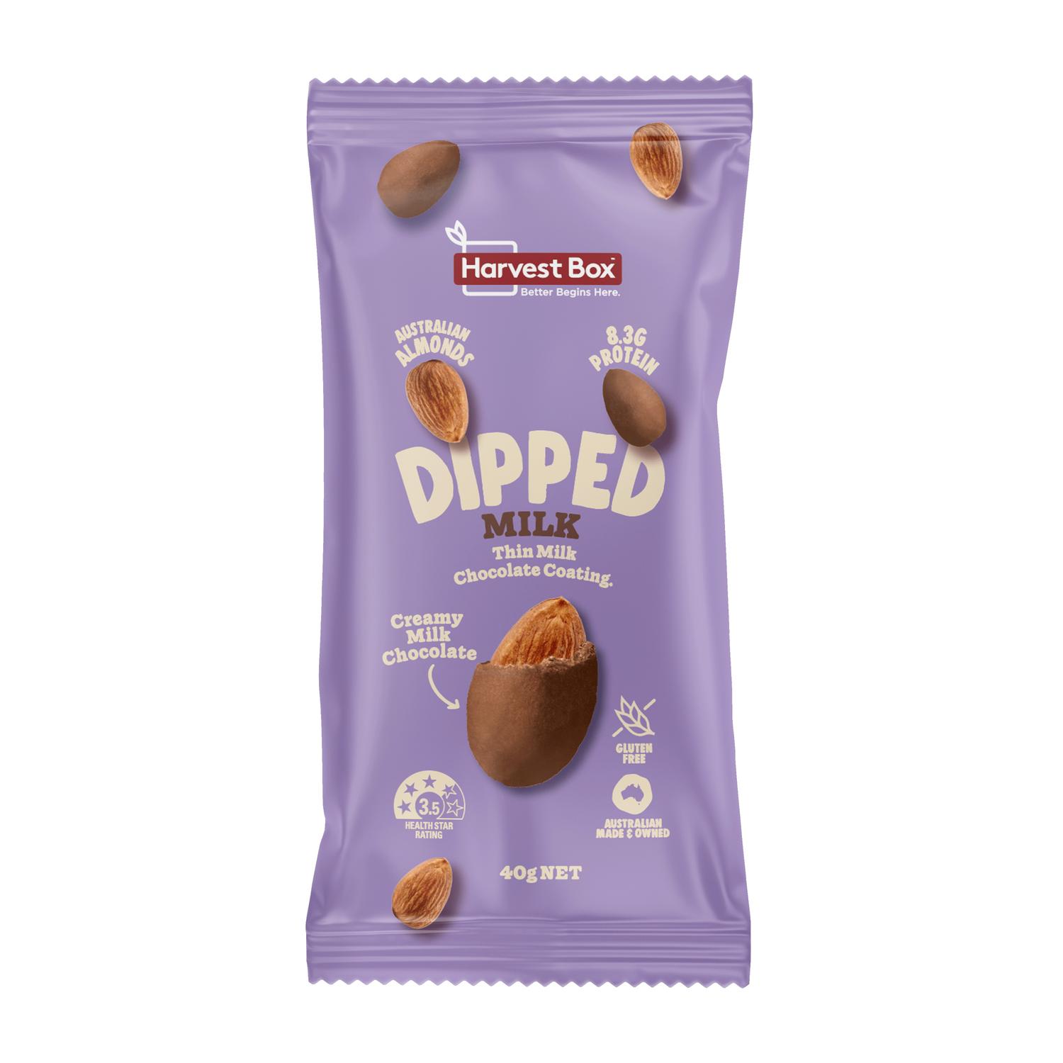 Almonds Dipped in Milk Chocolate (10 x 40g)