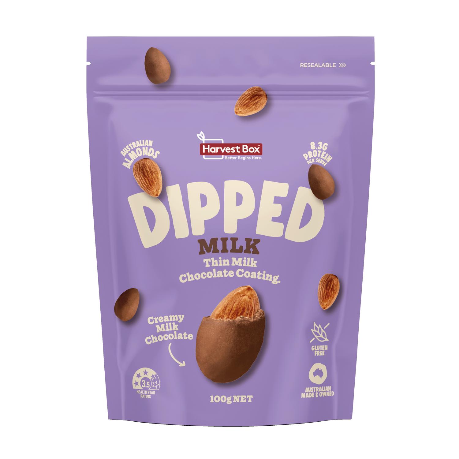 Almonds Dipped in Milk chocolate (9 x 100g)