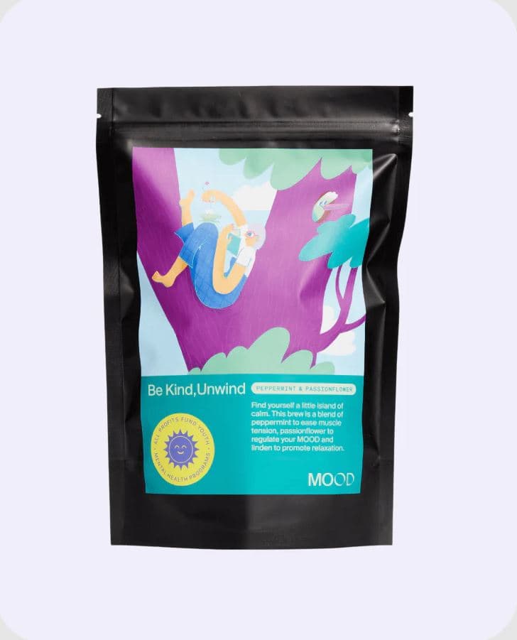 Be Kind, Unwind-Peppermint & Passionflower-100 tbg