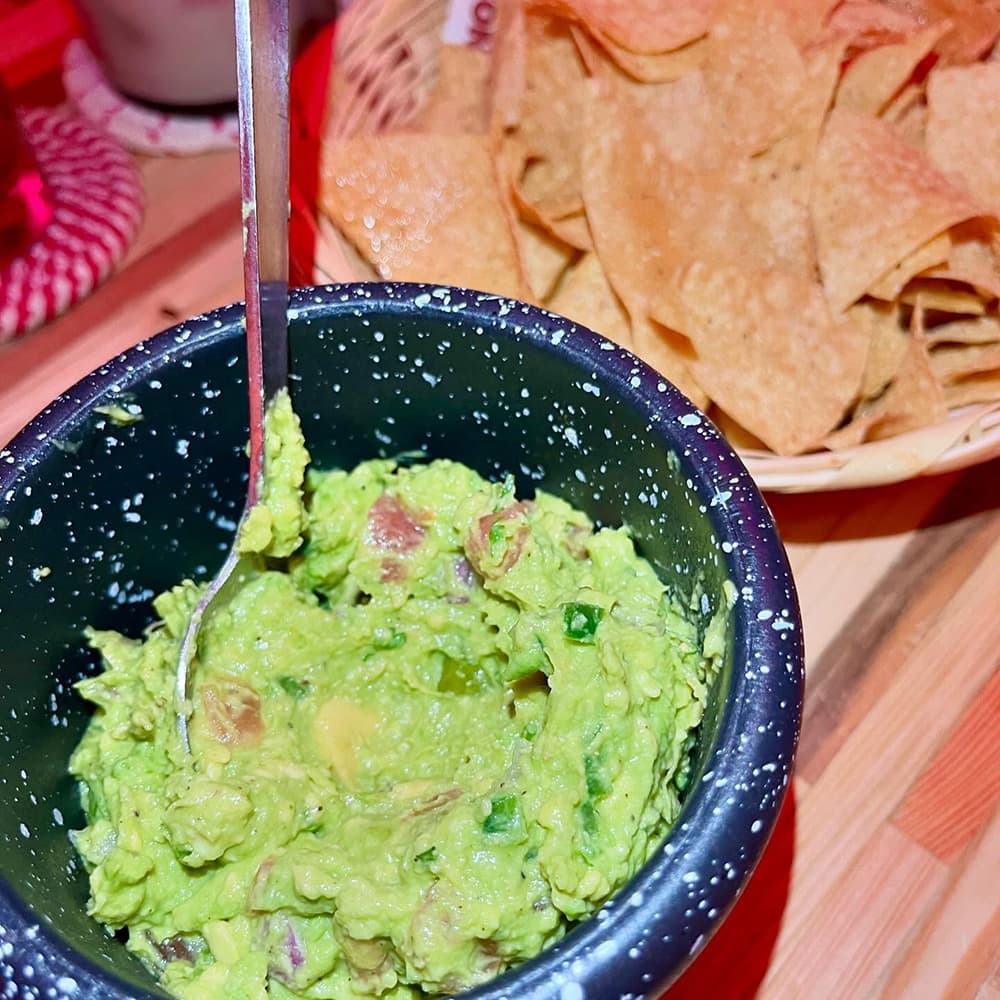 Tableside Molcajete Of Guacamole and Chips