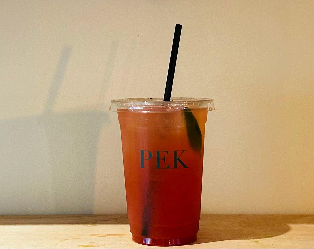 Coconut strawberry lemonade