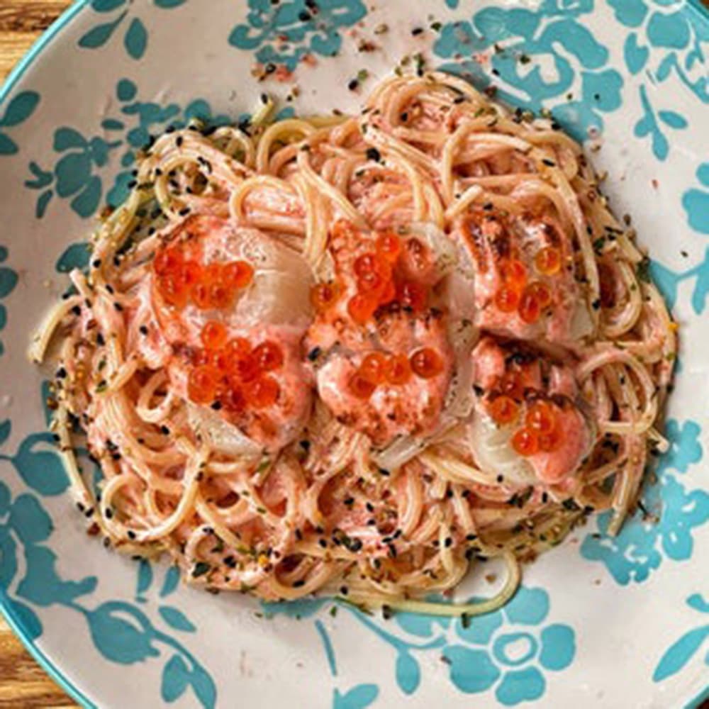 Scallop Mentaiko Pasta