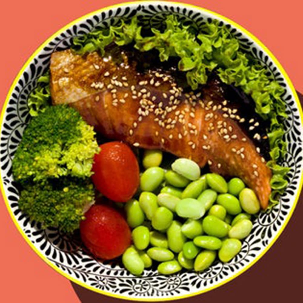 Teriyaki Salmon Don