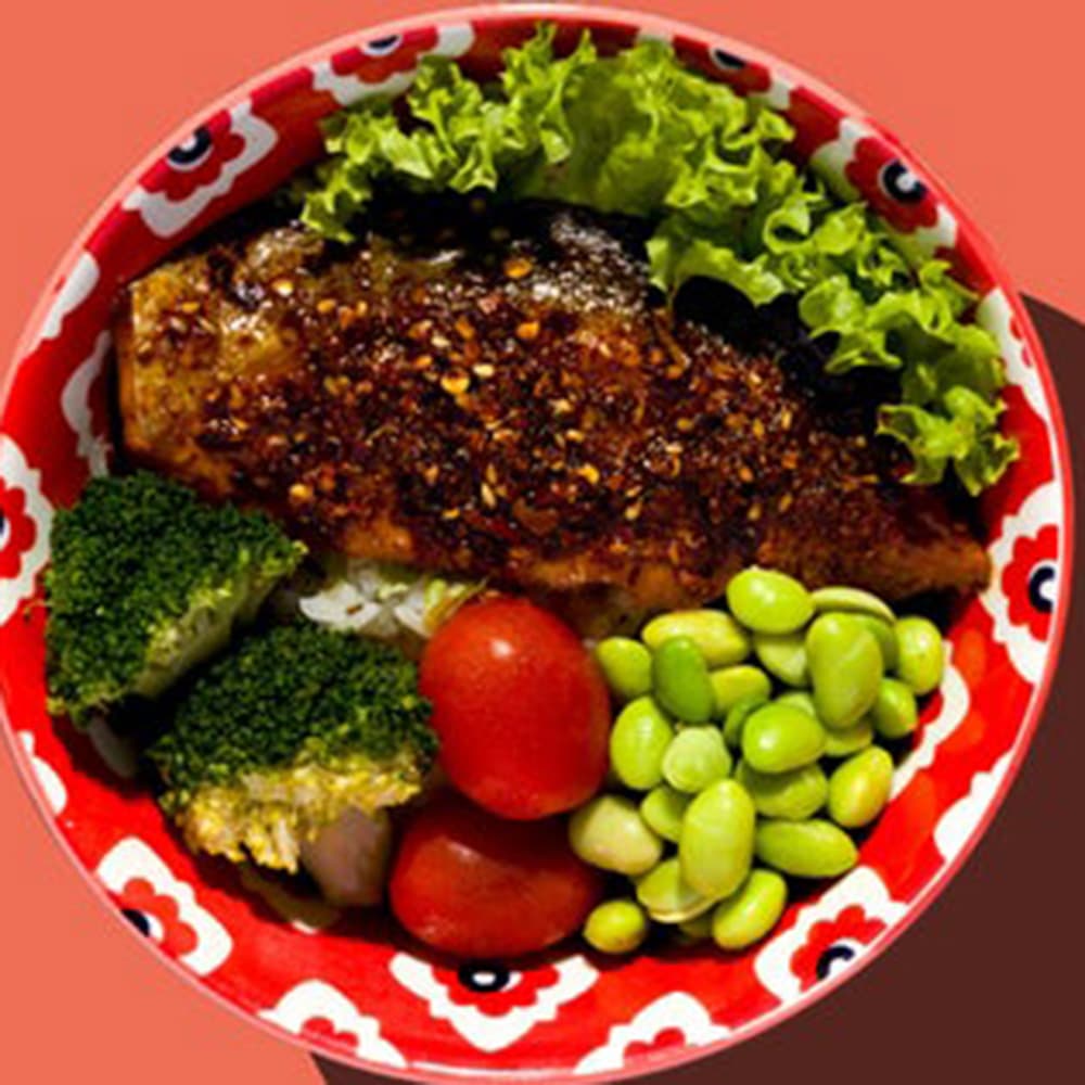 Mala Teriyaki Salmon Donburi