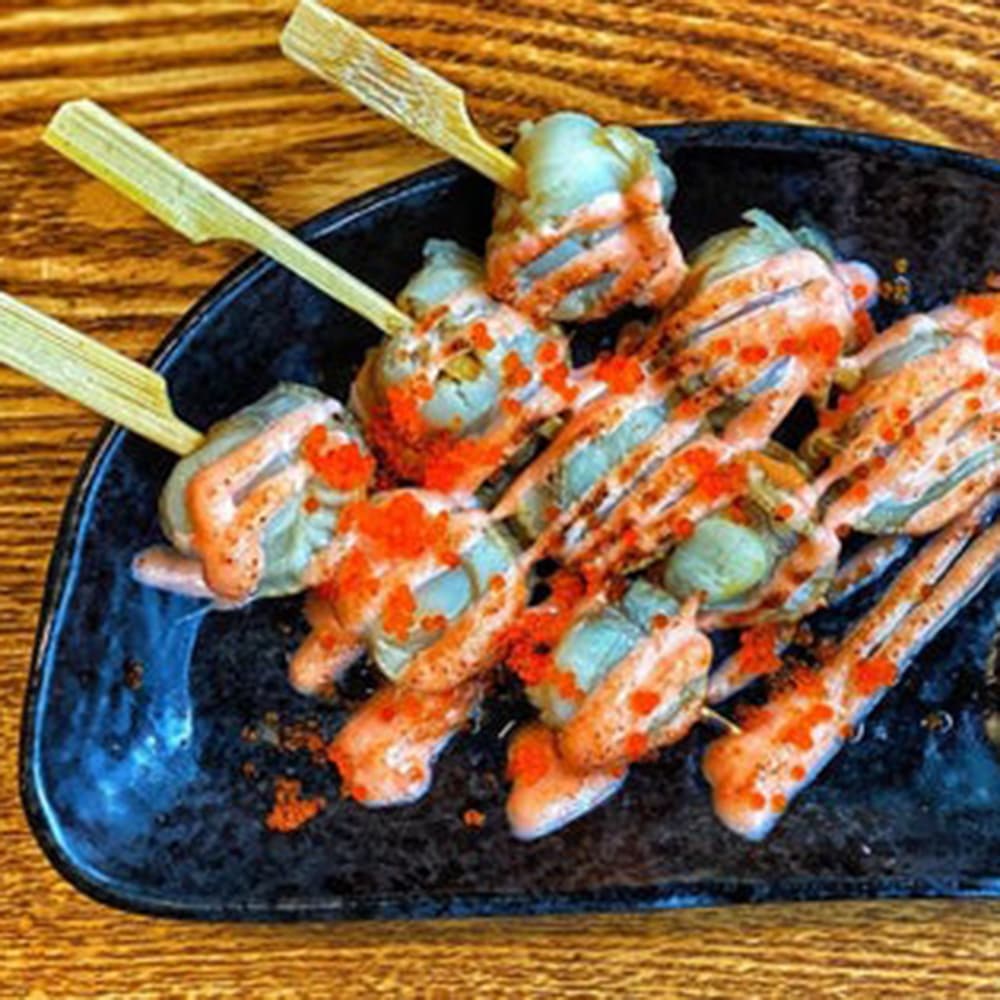 Mentaiko Hotate Skewer (3 Skewers)