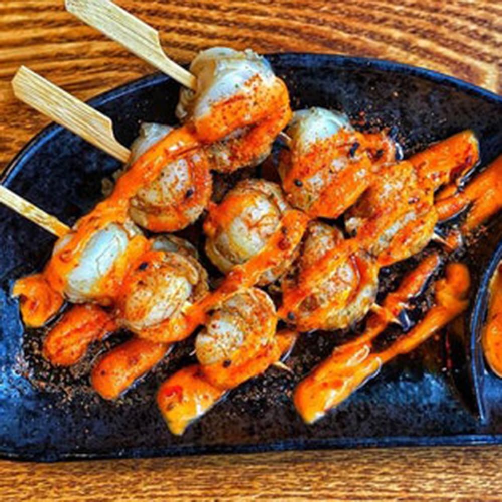 Spicy Hotate Skewer (3 Skewers)
