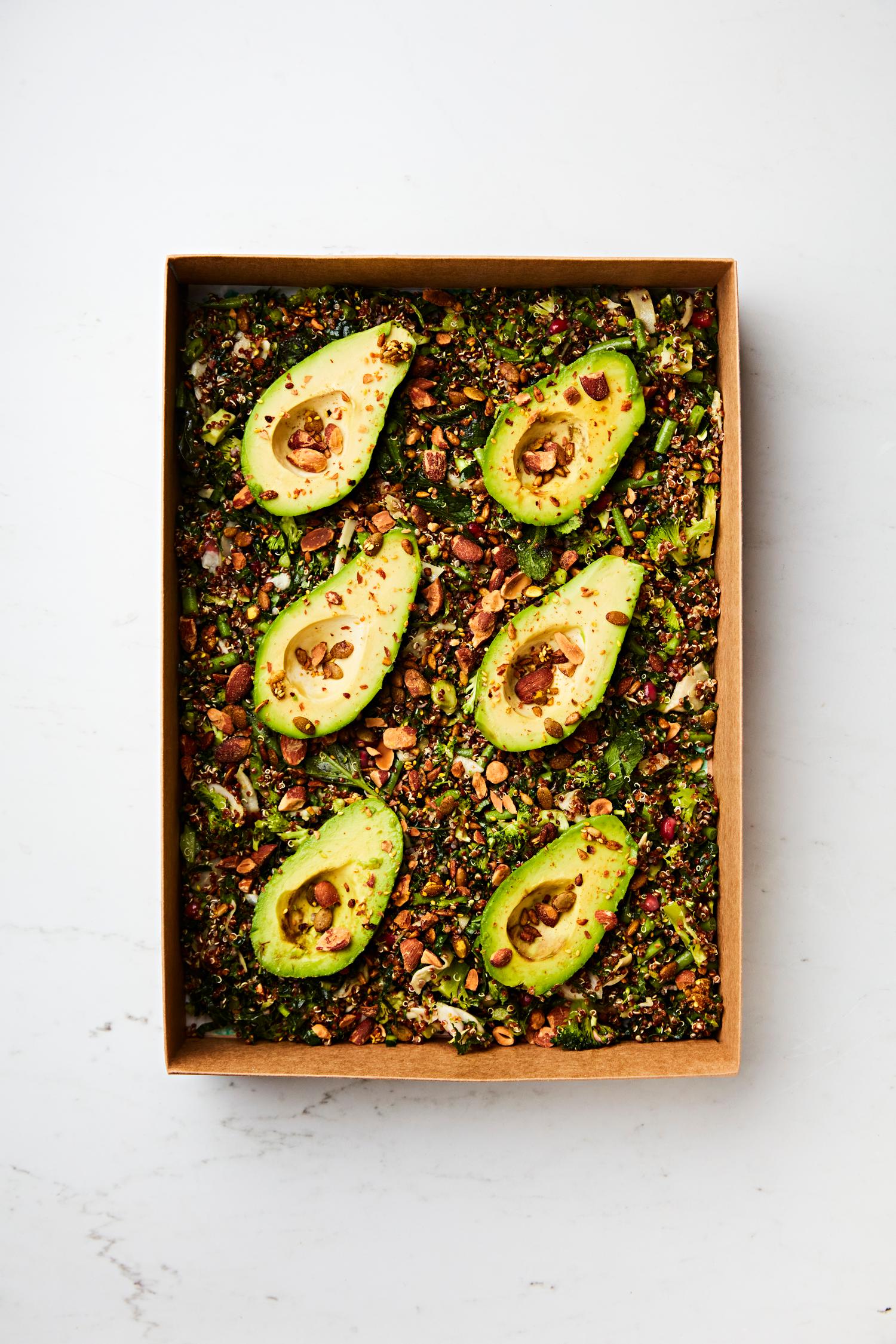 Avocado Halves with Salad (choice of salad)