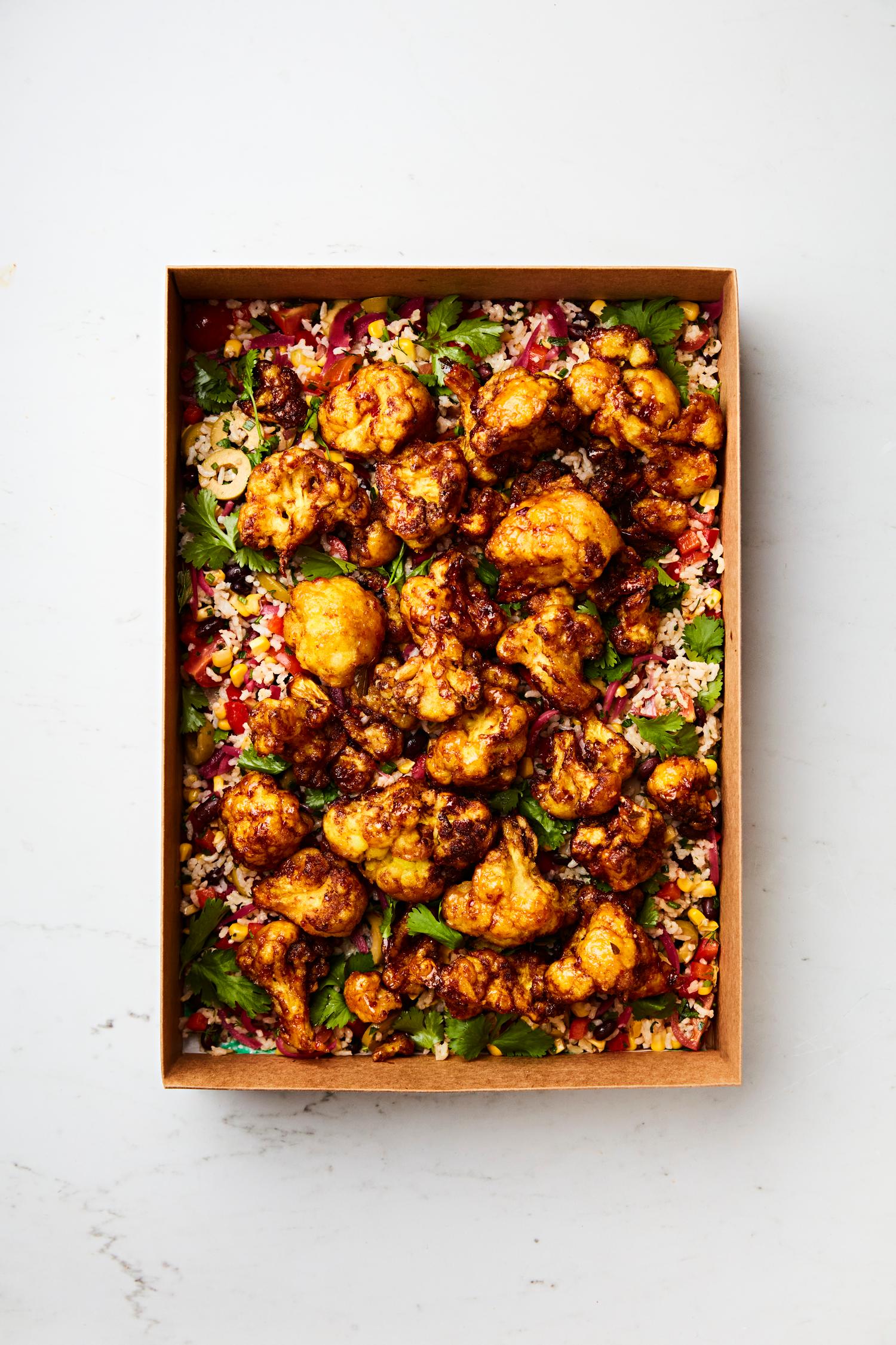 Bang Bang Cauliflower & Salad (choice of salad)
