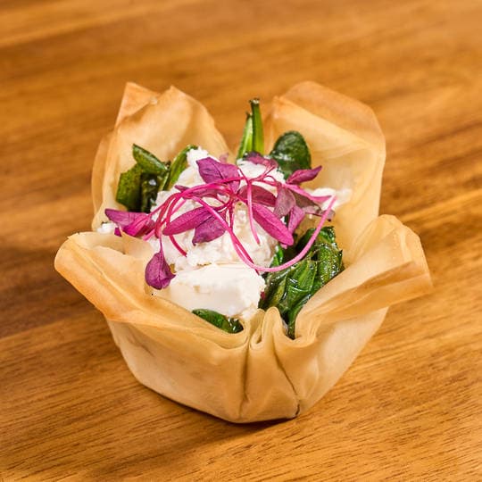 Spinach and Feta Filo Pastry