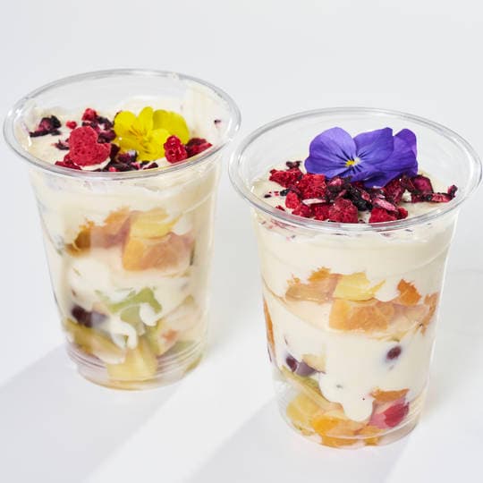 Breakfast Fruit Salad With Yoghurt