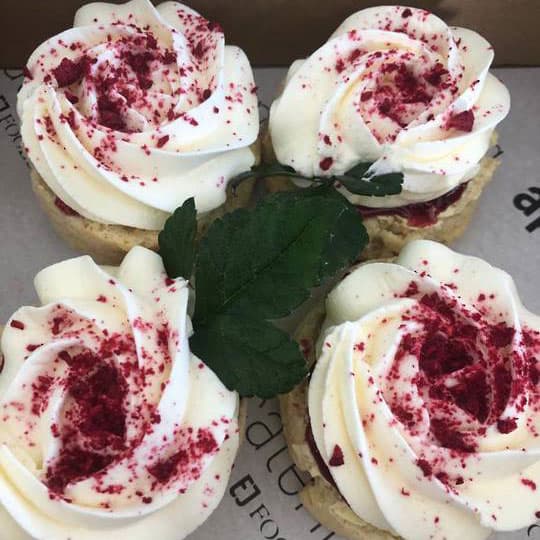 Gluten Free Devonshire Scones