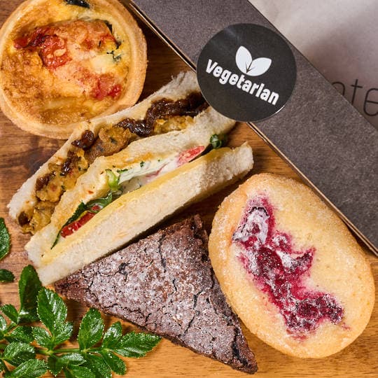Vegetarian Morning and Afternoon Tea Box