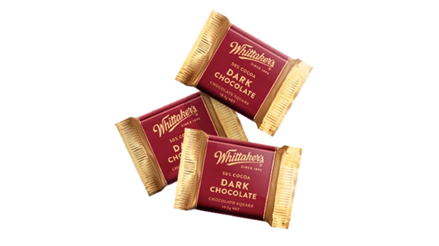 Whittaker's  Dark Choc Squares Carton 