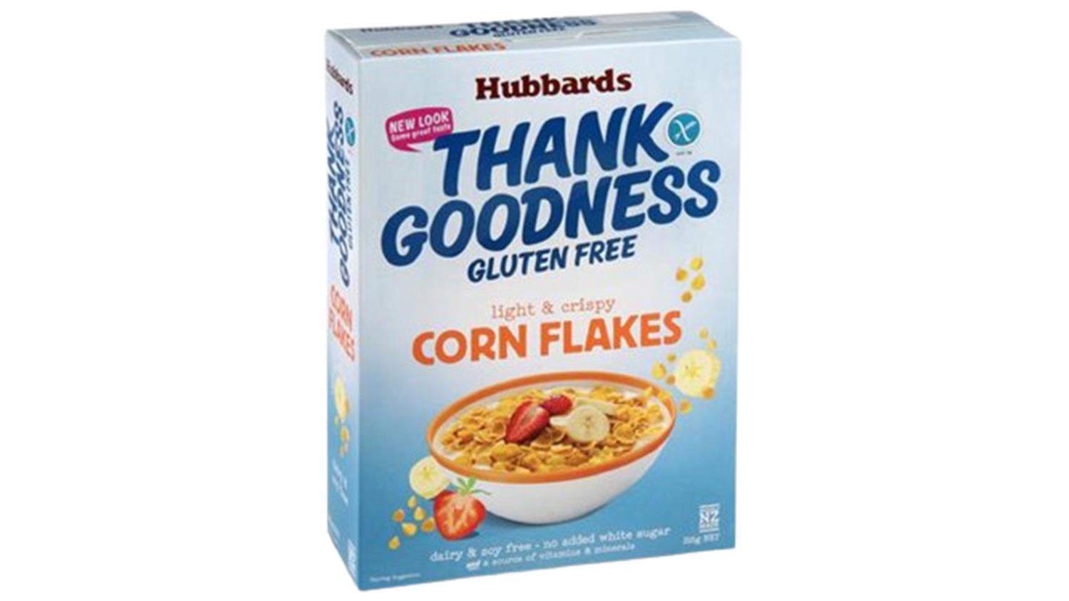 Hubbards Thank Goodness GF Corn Flakes  325G Pack