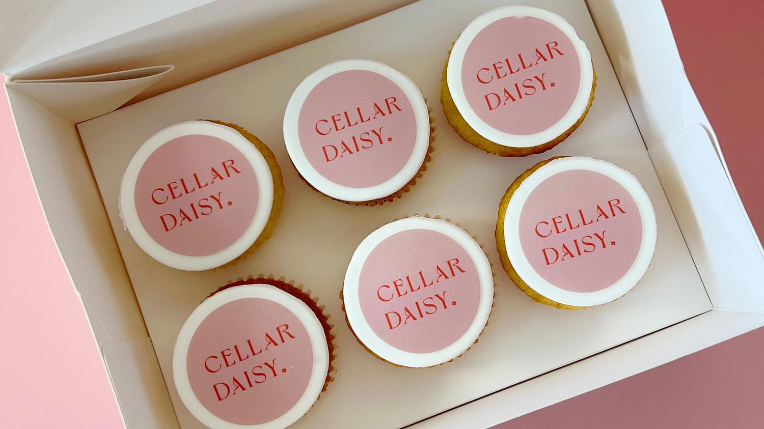 Chocolate Custom Branded Cupcakes