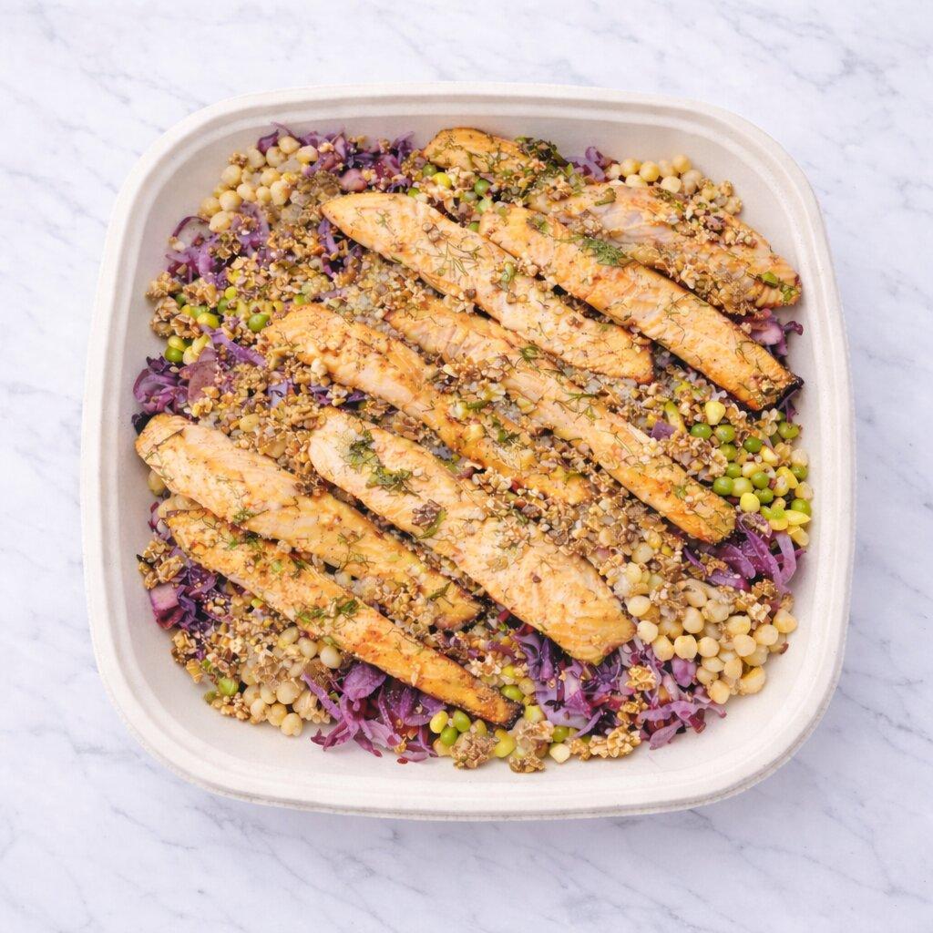 Honey Glazed Salmon Platter 