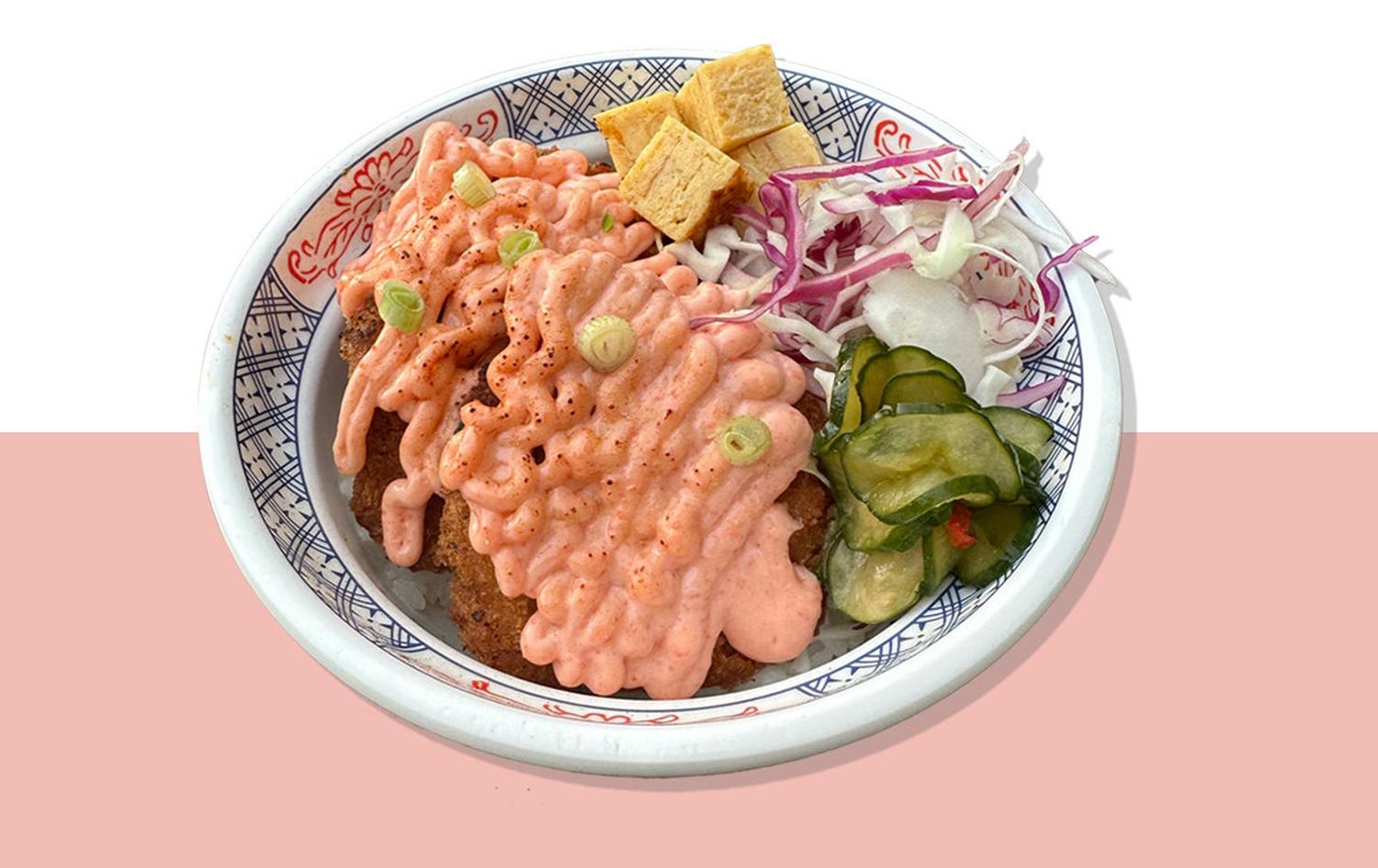 Mentaiko Aburi Fish Rice