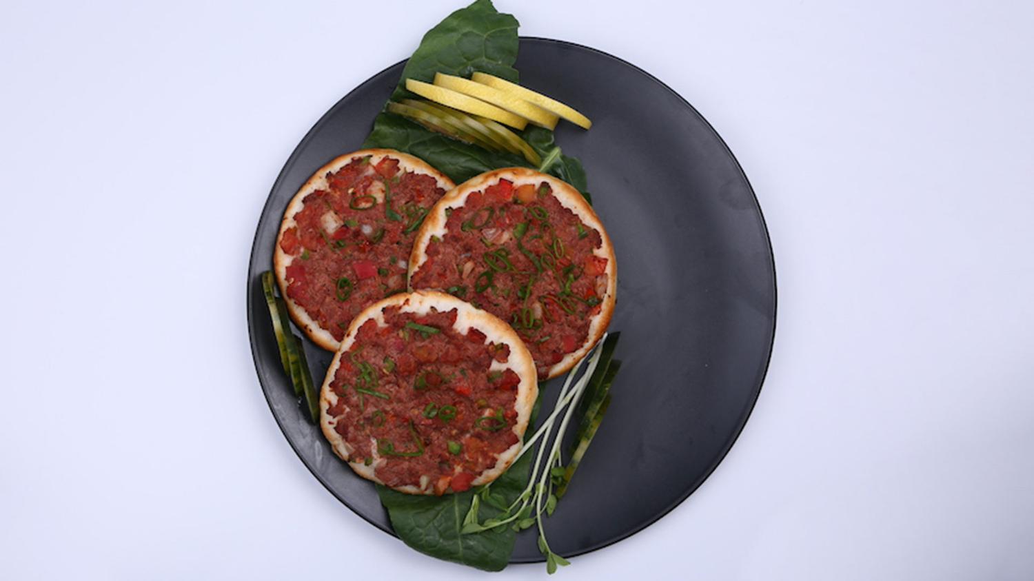 Mini Meat Pizza