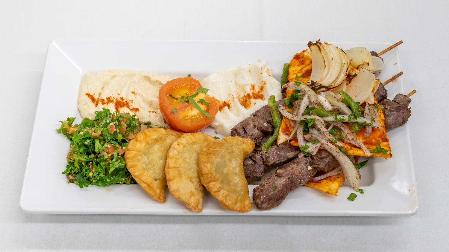 Lamb Skewers Platter