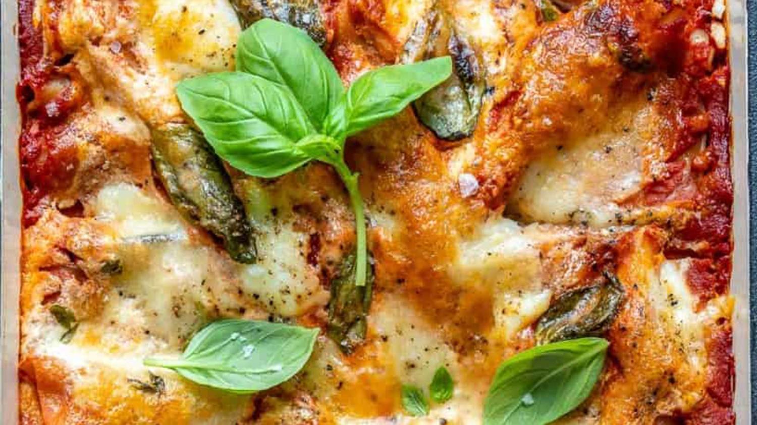 Vegetarian Lasagna Tray