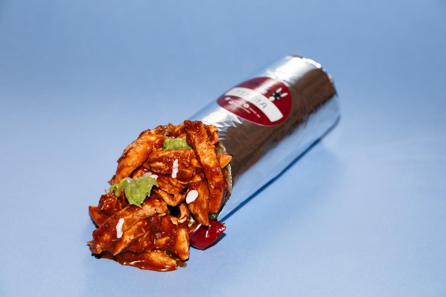 Chicken Tinga Burrito