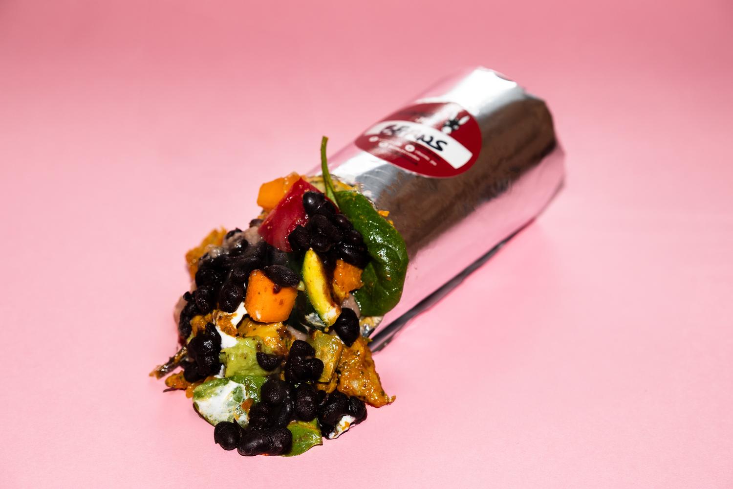 Vegan Mixed Bean burrito