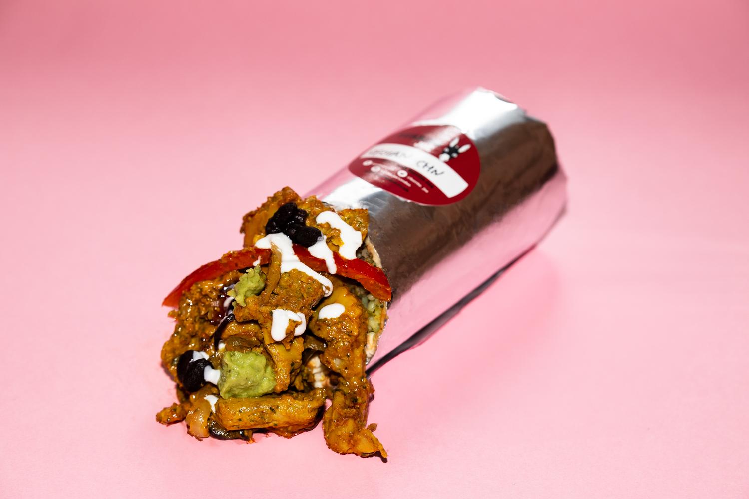 Vegan This Isn't Chicken Burrito