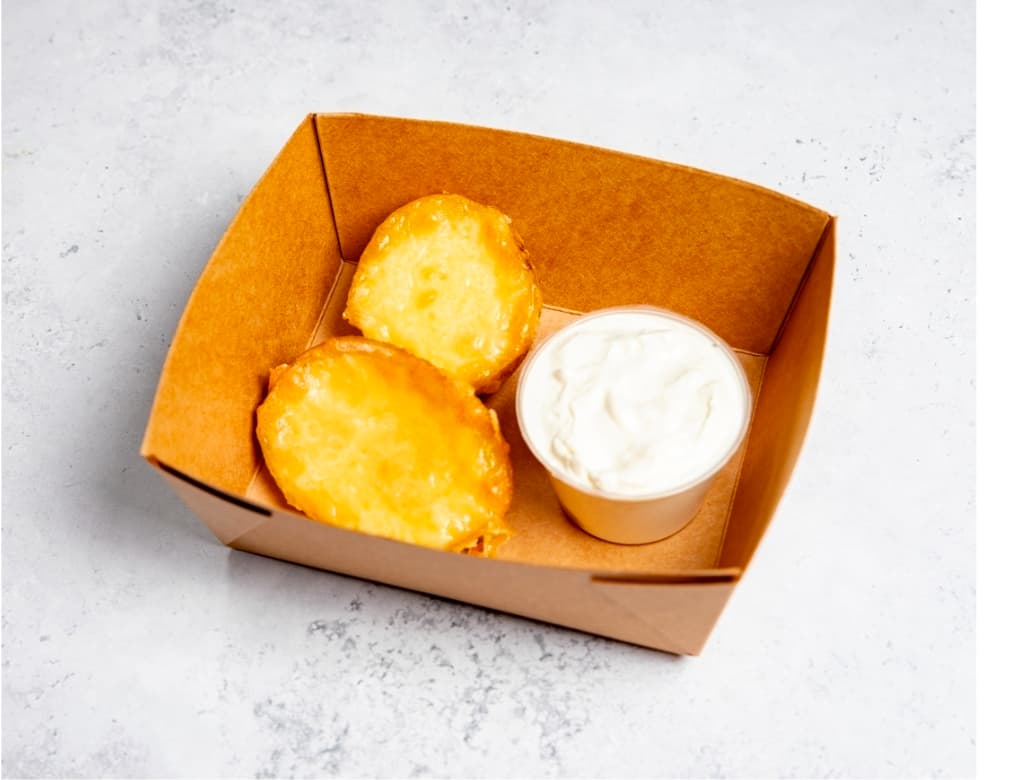 Potato skins with cheese