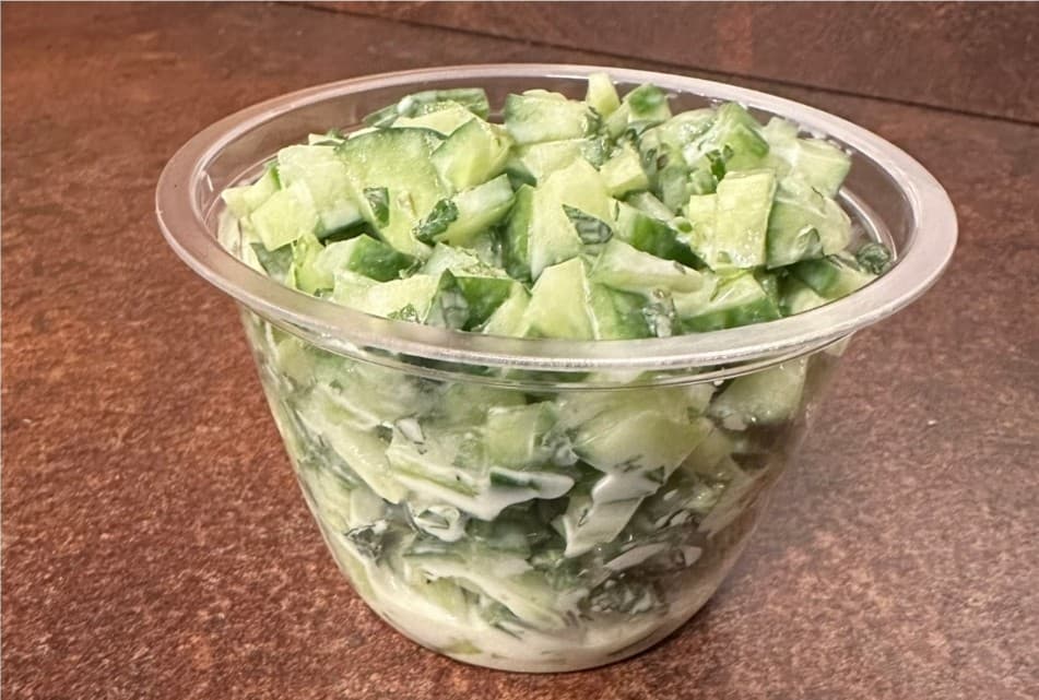 Cucumber Yogurt and mint salad
