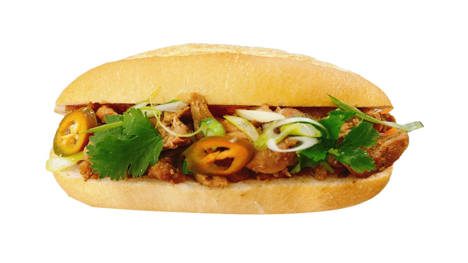 Vietnamese Baguette BBQ Chicken