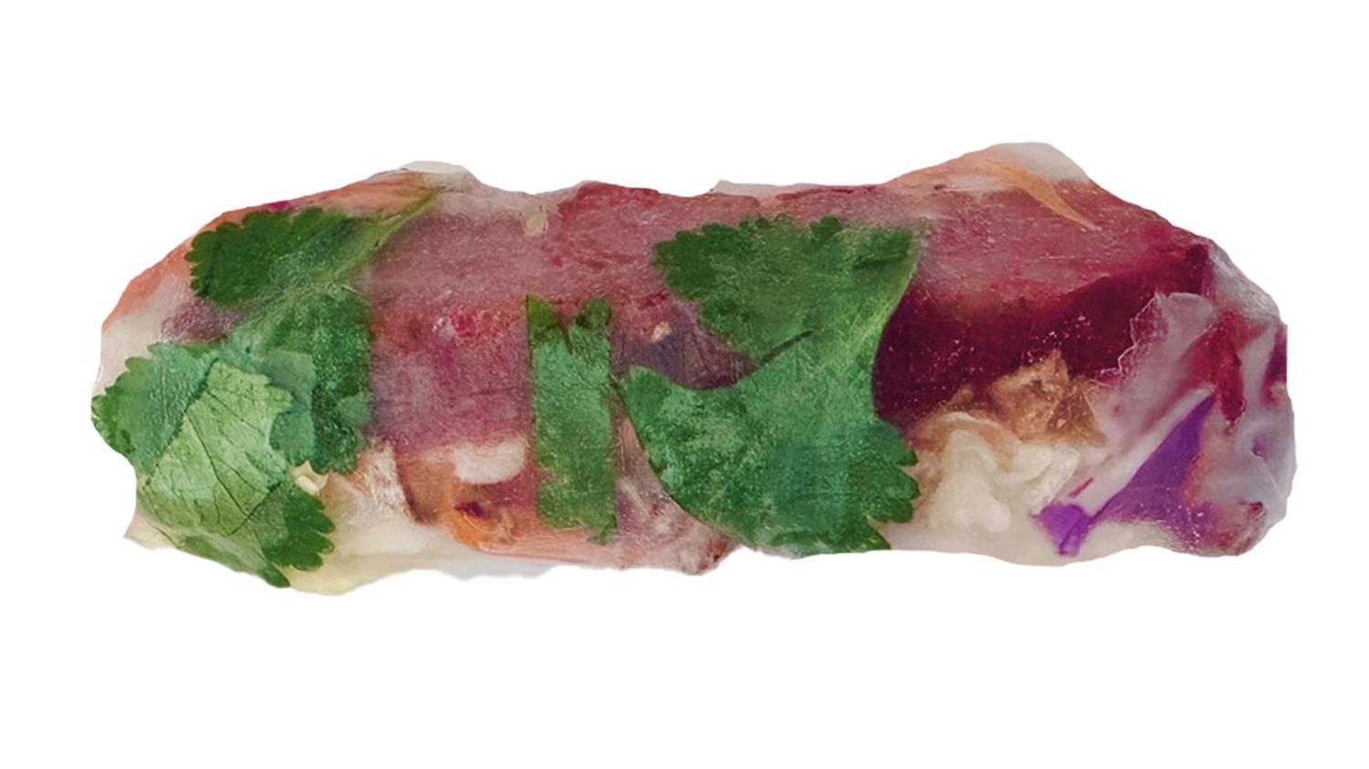 Low Carbohydrate Rice Paper Rolls BBQ Pork